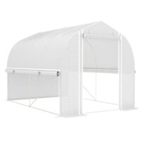 Foliengewächshaus UV-beständig mit Stahlrahmen für Garten 3x2x2m