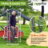 Robustes Freilaufgehege für Kleintiere mit stabilem Gitter.