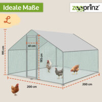 Robustes Freilaufgehege für Kleintiere mit stabilem Gitter.