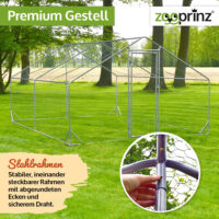 Extra großes Freilaufgehege für Kaninchen oder Hühner.