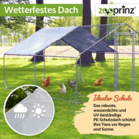 Extra großes Freilaufgehege für Kaninchen oder Hühner.