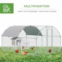 Freilaufgehege Outdoor stabil für Kleintiere Hühner Kaninchen