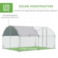 Freilaufgehege Outdoor stabil für Kleintiere Hühner Kaninchen