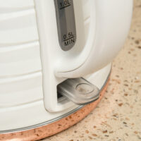 Frühstücksset Toaster und Wasserkocher mit 7 Stufen cremeweiss