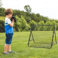 Fussball Rebounder Rückprallwand verstellbar für Training Jugendliche