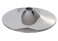 Fussteller Fussplatte Barhocker Barstuhl Drehstuhl Chrom Ø45cm