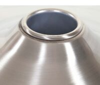 Fussteller Fussplatte Barhocker Barstuhl Rechteck Metall 37,5cm