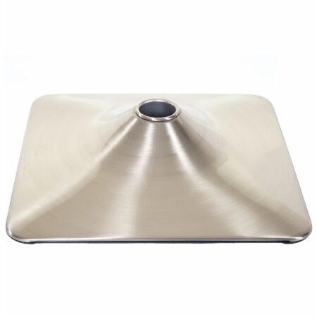 Fussteller Fussplatte Barhocker Barstuhl Rechteck Metall 37,5cm