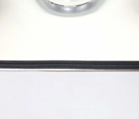 Fussteller Fussplatte Barhocker Barstuhl Rechteck Metall 37,5cm