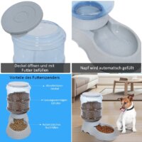 Futterspender Fressnapf 3.8L für Hunde und Katzen