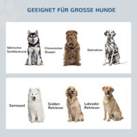 Futterstation erhöht mit Stauraum für grosse Hunde