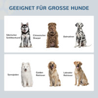 Futterstation erhöht mit Edelstahlnäpfen und Stauraum