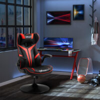 Gamingstuhl ergonomisch Schwarz-Rot – Produktfoto zeigt modernes Design, hochwertige Materialien und funktionale Eigenschaften ideal für Wohn- oder Arbeitsbereiche. Perfekt als Einrichtungsinspiration oder zur Produktpräsentation in einem Onlineshop.
