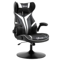 Gamingstuhl ergonomisch Schwarz-Weiss – Produktfoto zeigt modernes Design, hochwertige Materialien und funktionale Eigenschaften ideal für Wohn- oder Arbeitsbereiche. Perfekt als Einrichtungsinspiration oder zur Produktpräsentation in einem Onlineshop.