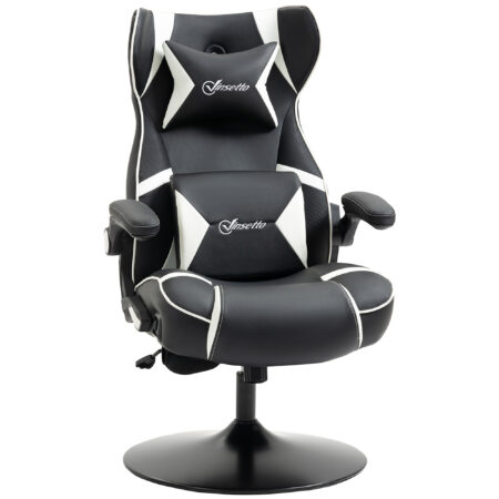 Gamingstuhl ergonomisch und höhenverstellbar Weiss – Produktfoto zeigt modernes Design, hochwertige Materialien und funktionale Eigenschaften ideal für Wohn- oder Arbeitsbereiche. Perfekt als Einrichtungsinspiration oder zur Produktpräsentation in einem Onlineshop.