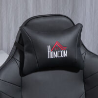 Gaming Stuhl verstellbar mit Massage und Fussstütze Kunstleder