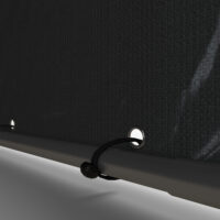 Graues Garagenzelt 16x218x172m mit UV-Schutz und wasserabweisend.