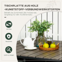 Garten Essgruppe 5-teilig wetterfest mit Sitzkissen Polyrattan