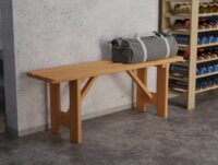 Gartenbank 150cm Sitzbank Holzbank massiv Fichte 150x40x42cm