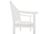 Gartenbank Kopenhagen 3 Sitzer 160cm Gastroqualität weiss