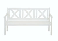 Gartenbank Kopenhagen 3 Sitzer 160cm Gastroqualität weiss