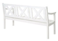 Gartenbank Kopenhagen 3 Sitzer 160cm Gastroqualität weiss