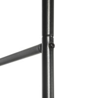 Gartenbogen Rankhilfe für Rosen und Kletterpflanzen Metall schwarz