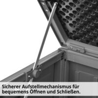 Gartenbox 270 L wetterfeste Kissen- und Auflagenbox