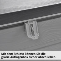 Gartenbox 680 L wetterfeste Kissen- und Auflagenbox