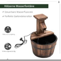 Gartenbrunnen Zierbrunnen Springbrunnen mit Pumpe 37cm