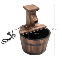 Gartenbrunnen Zierbrunnen Springbrunnen mit Pumpe 37cm