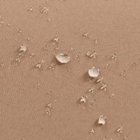 Gartengarnitur 7-teilig aus Aluminium grau taupe Tisch und 6 Stühle