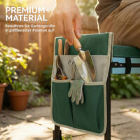 Gartenkniebank Hocker gepolstert klappbar 150kg