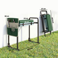 Gartenkniebank Hocker gepolstert klappbar 150kg