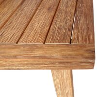 Garten Lounge Set aus Akazienholz mit dunkelgrauen Polstern