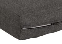 Garten Lounge Set Akazienholz und Rope dunkelgrau mit Sofa Sessel Tisch