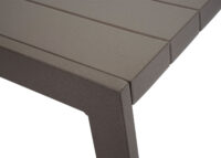 Gartenlounge Set aus Metall mit grauen Polstern Sofa und Sessel