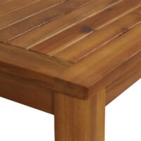 Garten Lounge Set aus Poly-Rattan und Akazienholz grau inklusive Kissen