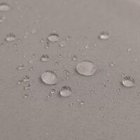 Poly-Rattan Gartenlounge Set grau mit hellgrauen Polstern