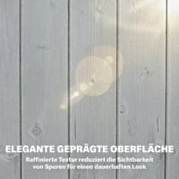 Gartenschrank hoch mit verstellbarer Ablage und Belüftung Holz