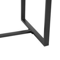 Gartenset für 2 Personen, Polyrattan-Sitzgruppe für Balkon oder Terrasse, Schwarz.