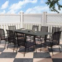 Gartentisch ausziehbar wetterfest für Balkon Terrasse Aluminium grau