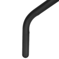 Gartentisch Balkontisch Bistrotisch rund mit Glas 60cm Metall