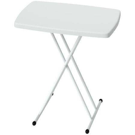 Gartentisch Bistrotisch tragbar Outdoor für Garten Terrasse weiss