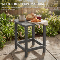 Gartentisch Balkontisch Esstisch wetterfest Outdoor für Terrasse
