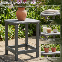 Gartentisch Balkontisch Esstisch wetterfest Outdoor für Terrasse