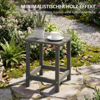 Gartentisch Balkontisch Esstisch wetterfest Outdoor für Terrasse