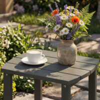 Gartentisch Balkontisch Esstisch wetterfest Outdoor für Terrasse