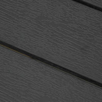 Gartentisch wetterfest für Garten Balkon Terrasse Kunststoff schwarz