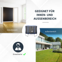 Gartentrampolin mit Sicherheitsnetz für Kinder und Erwachsene 305cm